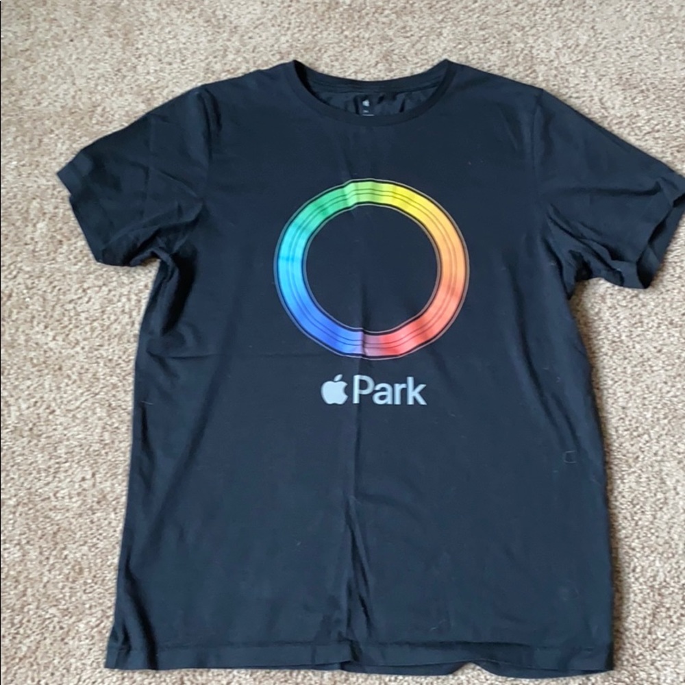 Apple Park Black Short Sleeve Tee
